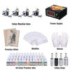 Yescom Tattoo Machine Kit 4 Guns LCD Power Supply 40 Color Inks & Case New