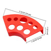 Yescom Tattoo Ink Cup Holder 2ct/Pack Red and Black New
