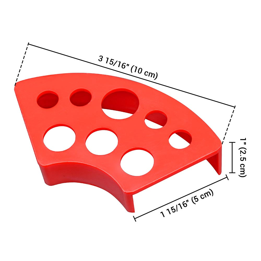 Yescom Tattoo Ink Cup Holder 2ct/Pack Red and Black New