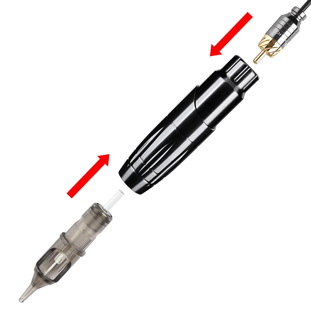 Yescom Tattoo Pen Machine with RAC Cord Aluminum Liner & Shader New ...