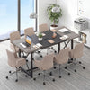 6FT Conference Table with Power Outlets Seats 6-8 People for Office-Natural - Gallery View 1 of 9
