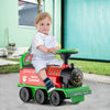 6V Electric Kids Ride On Car Toy Train with 16 Pieces Tracks-Green - Gallery View 1 of 11