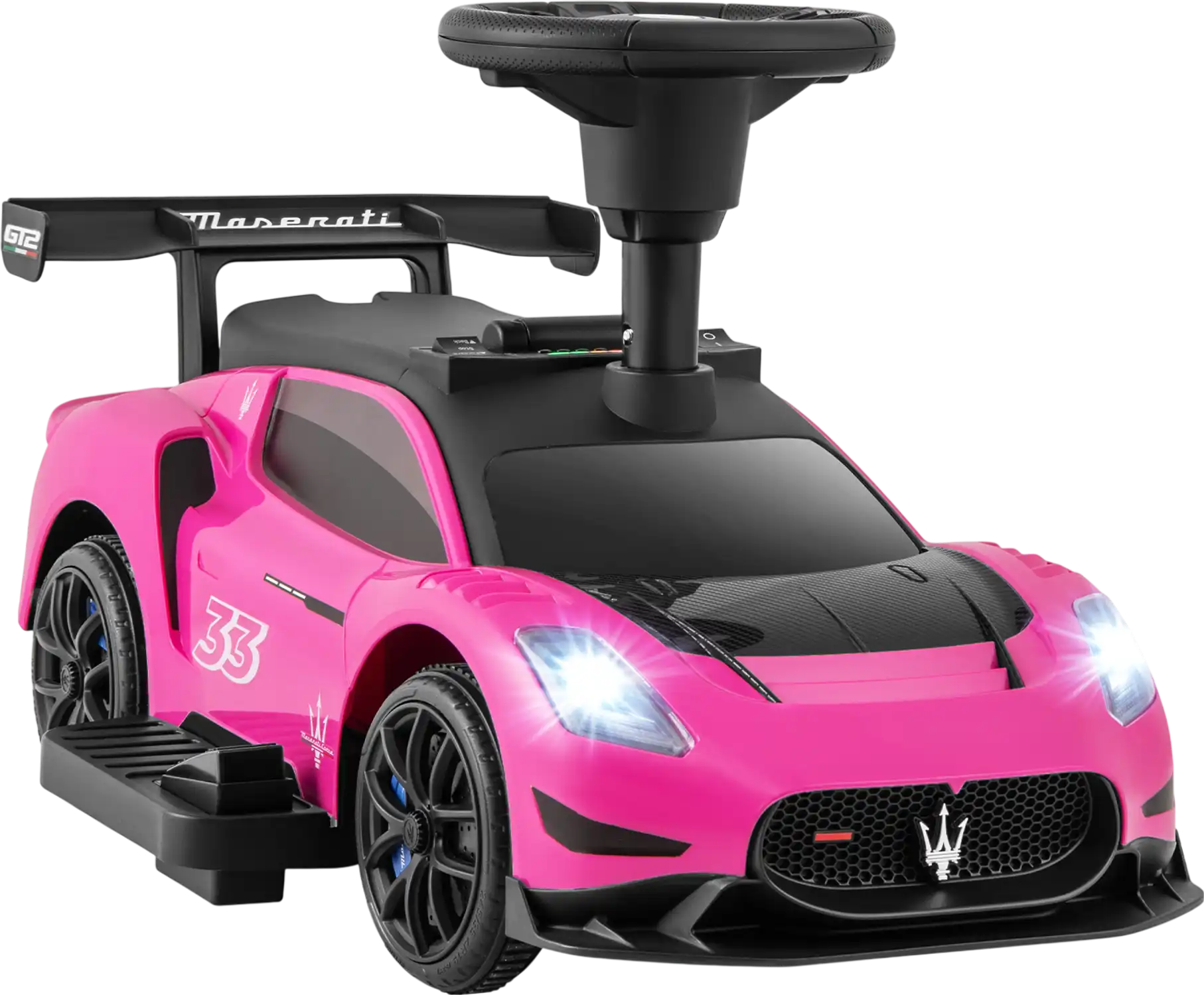Costway Maserati Licensed 6V Kids Electric Ride-On Push Car w/ Foot Pedal & Music 75826053 New