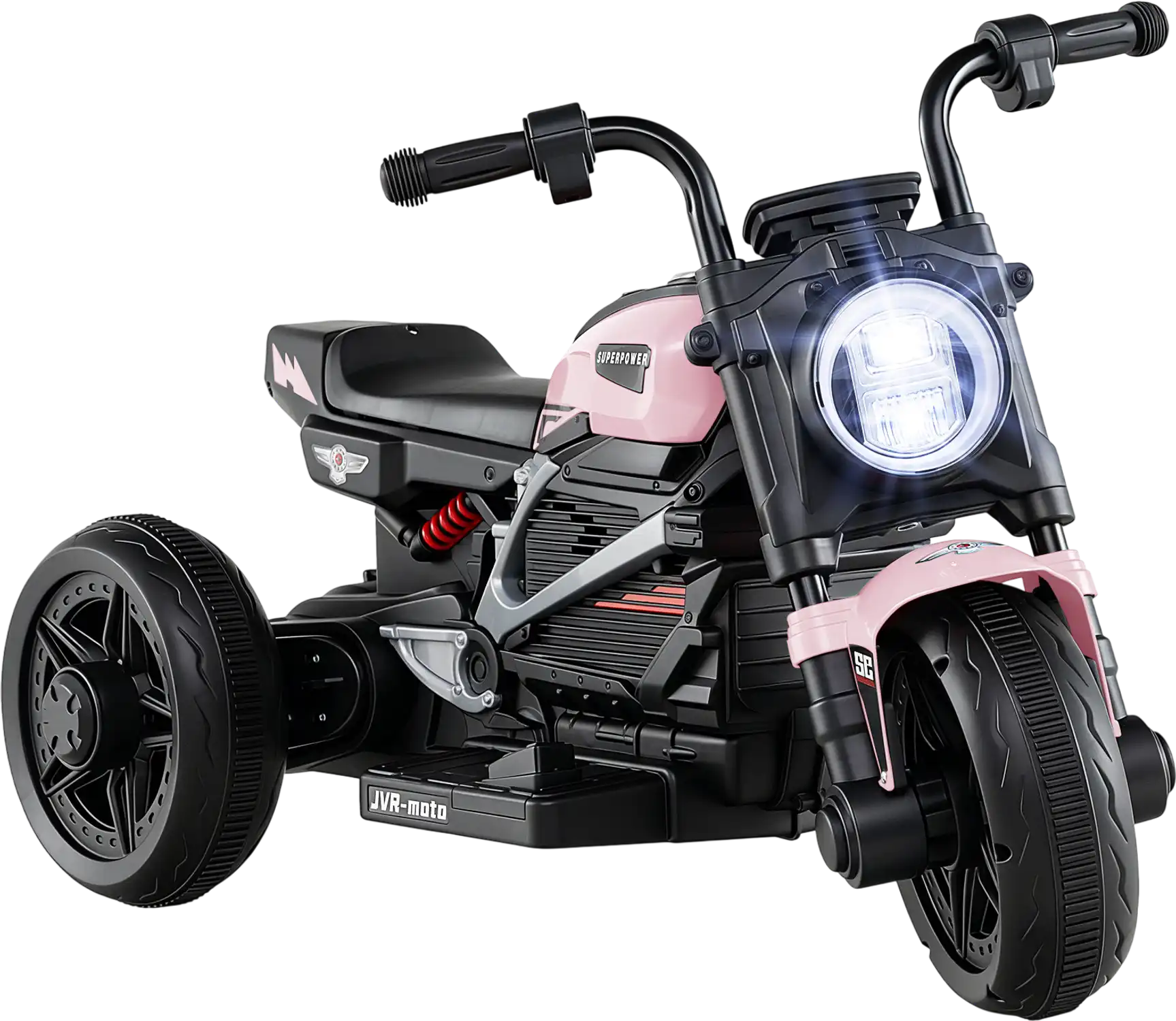 Costway 6V Kids Electric Ride-On Motorcycle LED Headlight Music 77951401 New