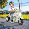 6V Kids Electric Ride on Motorcycle with Bubble Maker and Music-Beige - Gallery View 1 of 11