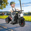 6V Kids Electric Ride on Motorcycle with Bubble Maker and Music-Black - Gallery View 1 of 12
