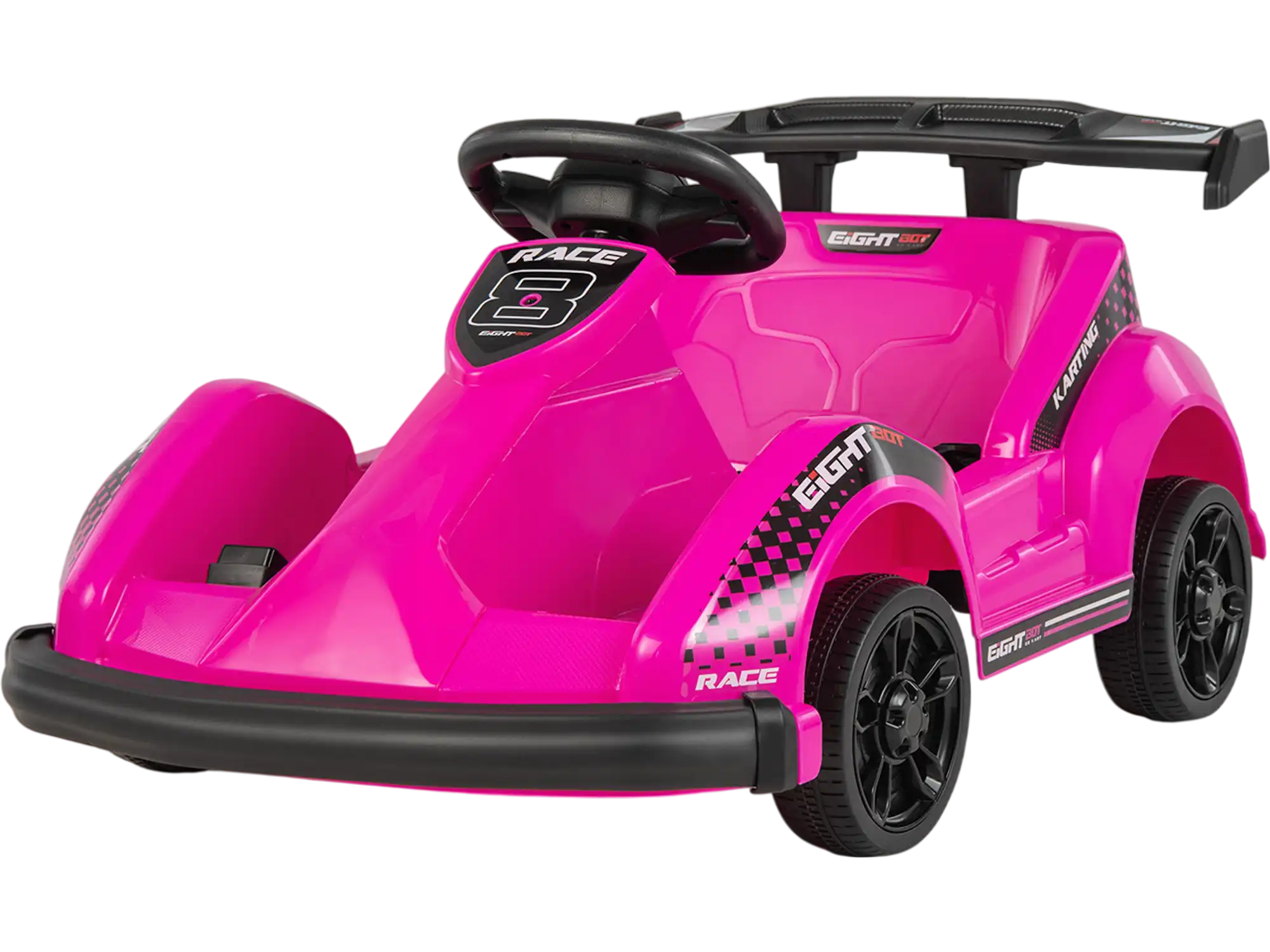 Costway 6V Kids Ride-On Go Kart Remote Control Safety Belt Pink 14359728 New