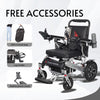 Heavy Duty Folding Electric Wheelchair WOLF (Black) 330 lbs Capacity