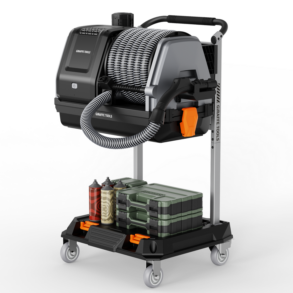 Giraffe Tools Grandstorm Mobile Vacuum Cleaning Kit 30 ft 1200 W New