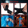 Halloween Standing Animatronic Zombie Nurse features glowing eyes, realistic syringe, and animated movements for a spooky display.