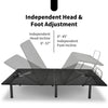 Costway Adjustable Bed Base Frame with Wireless Remote Control Queen Size New