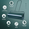 36 x 12 inches water-filled metal lawn roller with U-shaped handle for leveling uneven ground in gardens and patios.