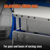 30-inch 3-in-1 Pan and Box Brake – Slip Roll, Shear, Bending Machine for Sheet Metal, 20 Gauge Mild Steel, Adjustable Fingers, Heavy Duty, Metalworking, Fabrication, Rolling, Bending MMCB3016