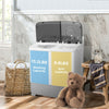 Portable 2-in-1 washing machine with 13.2 lbs washing capacity and 8.8 lbs spin capacity, ideal for small spaces.