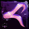 Giant 6.5 ft inflatable tentacles with LED lights, featuring suction cups for secure Halloween decoration.