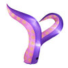Giant 6.5 ft inflatable tentacles in purple and pink with LED lights, perfect for spooky Halloween displays.