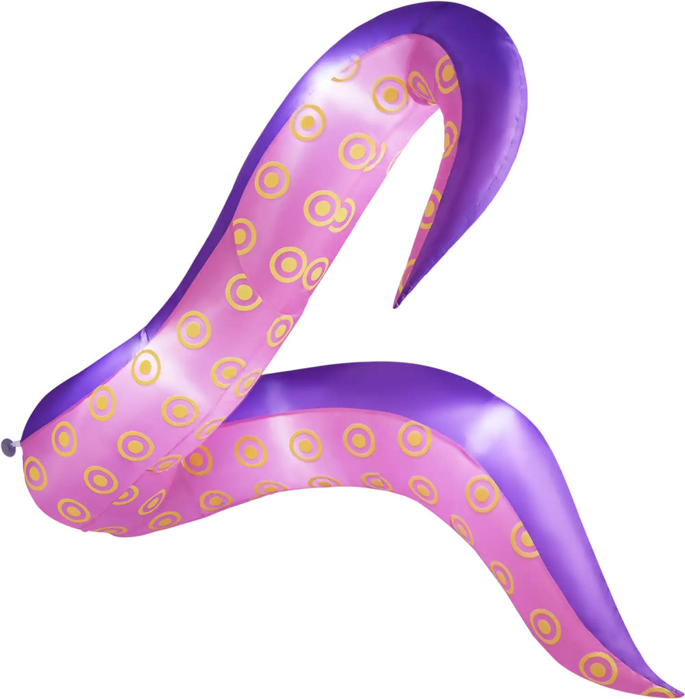 6.5 Ft Inflatable Tentacles with LED Lights and Suction Cups
