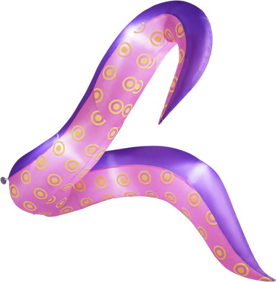 Costway 6.5' Inflatable Halloween Tentacles LED Lights Suction Cups 41544370 New