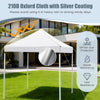Pop up canopy tent with 4 sidewalls, made of 210D oxford cloth, ideal for outdoor events like BBQs and picnics.