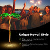 5-foot LED pre-lit palm tree decor with lifelike appearance, perfect for indoor and outdoor festive celebrations.