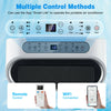 Top-mounted control panel of the 12000 BTU portable air conditioner with smart control features for easy operation.