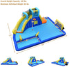 6-in-1 inflatable water slide with blower, made of premium Oxford cloth, ideal for garden fun and safety.
