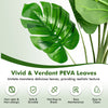 5 feet artificial monstera deliciosa plant with realistic PEVA leaves, perfect for indoor and outdoor decoration.