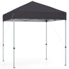 6.6 x 6.6 Feet Outdoor Pop-up Canopy Tent with UPF 50+ Sun Protection-Dark gray - Gallery View 1 of 3