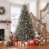 Artificial blue-green Christmas tree with 775/1215/1765 branch tips, perfect for home or office holiday decor.