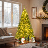 6/7/8 FT Pre-Lit Artificial Christmas Tree with Remote Control and LED Lights-7ft - Gallery View 1 of 10