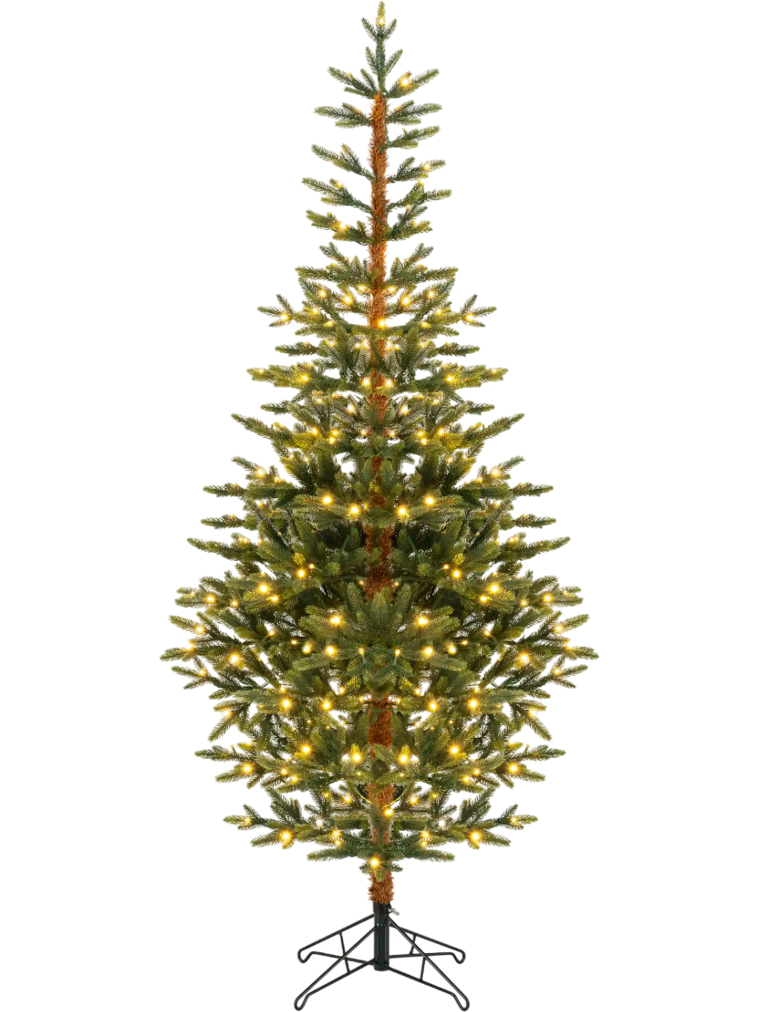 Costway Pre-Lit Artificial Christmas Tree Warm White LED 50135273 New