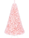 Distinctive 6ft pink artificial Christmas tree made of eco-friendly PVC, perfect for festive home or commercial decoration.
