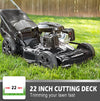 Powersmart PSM2022 3-in-1 Self-Propelled Lawn Mower 22'' 200cc Gas Black New