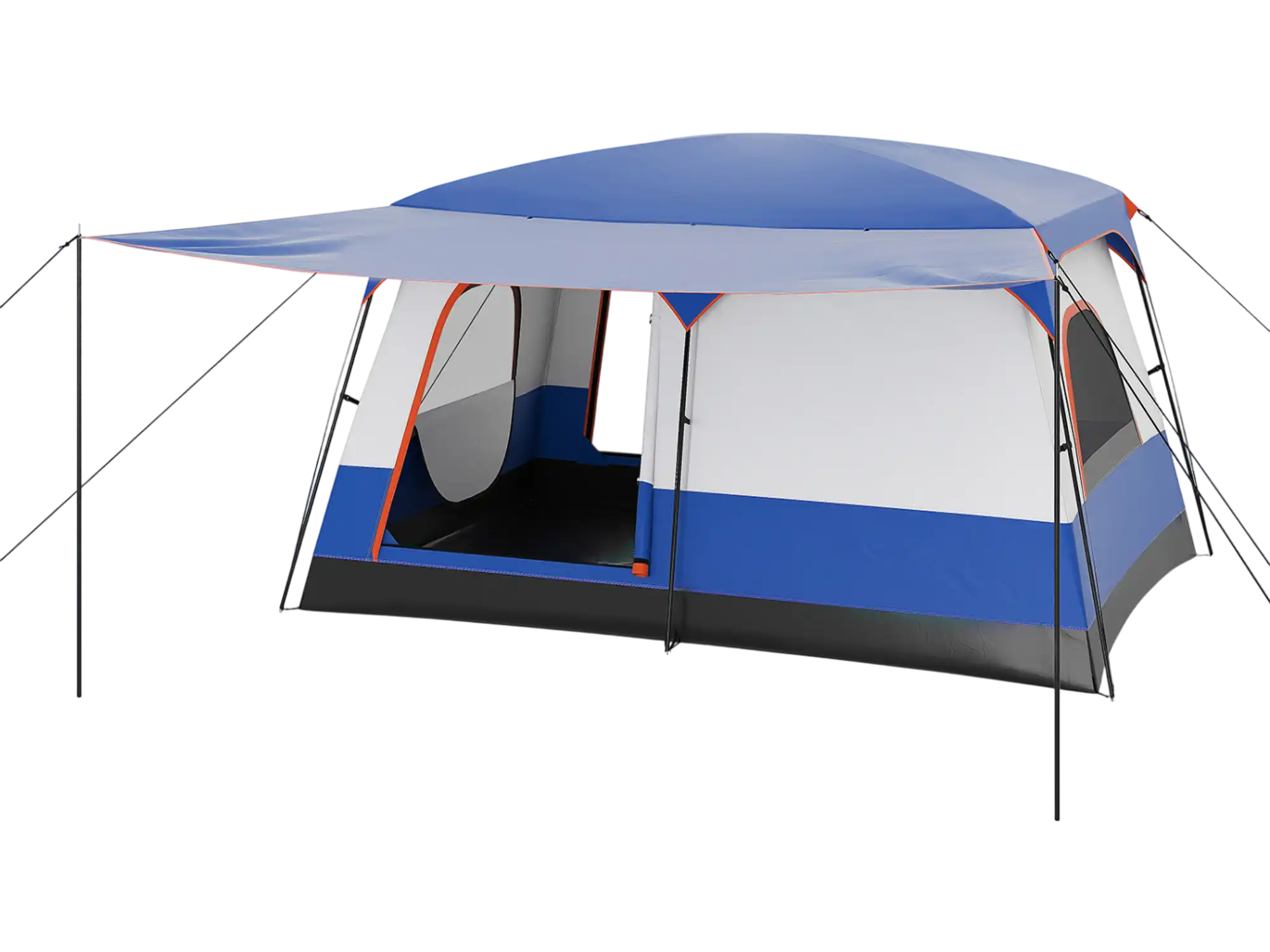 Costway 6-8 Person Camping Tent Double Rooms 2 Doors 785946231 New
