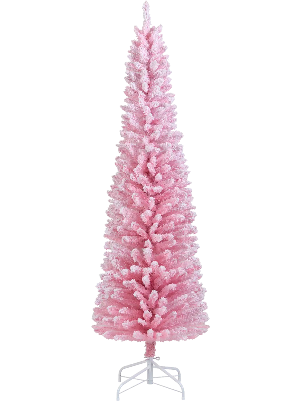 6 FT Artificial Christmas Tree with 460 Branch Tips and Folding Metal Stand
