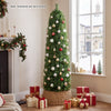 6 FT Artificial Pine Xmas Tree with 346 Full Branch Tips and Realistic Pine Needles - Gallery View 1 of 10