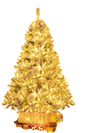 Lifelike 6 ft artificial Christmas tree with warm white LED lights, set in a cozy holiday living room scene.