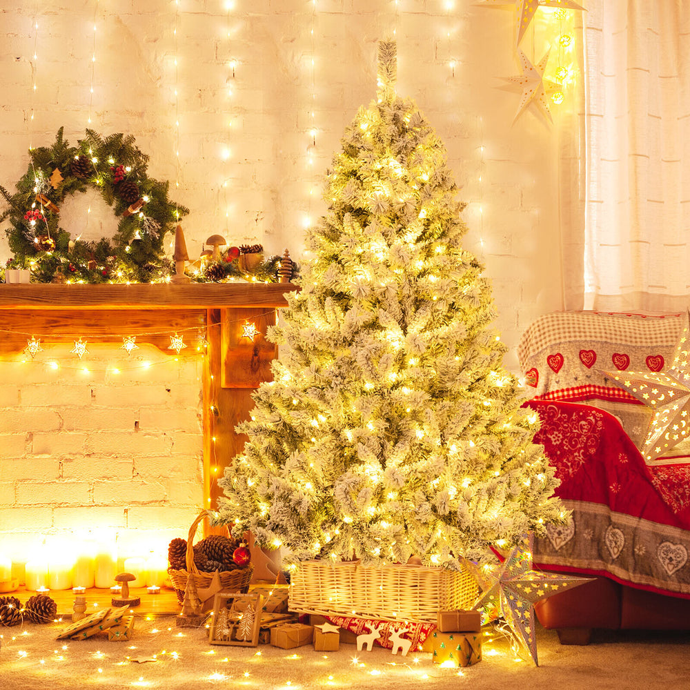 6/7/8 Feet Artificial Xmas Tree 3-Minute Quick Shape-6 ft - Gallery View 1 of 10