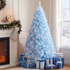 6 FT Pre-Lit Ice Blue Christmas Tree with Warm White Lights - Gallery View 1 of 10