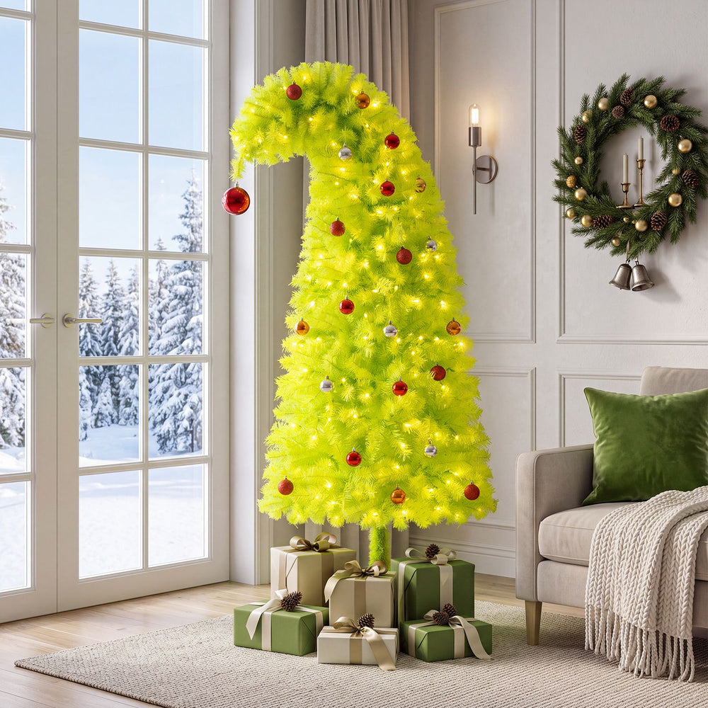 6 FT Pre-Lit and Pre-Decorated Christmas Tree with 4 Lighted Gift Boxes - Gallery View 1 of 11