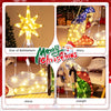 Lighted nativity scene featuring Jesus, Mary, and Joseph with 240 LED lights, perfect for Christmas outdoor decoration.