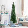 5/6/7/8 Feet Pencil Christmas Tree with 295/392/523/671 Memory Wire Branch Tips and Upgraded Metal Stand-6 ft - Gallery View 1 of 12