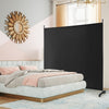6 Feet Single Panel Rolling Room Divider with Smooth Wheels - Gallery View 1 of 10