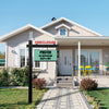 6 Feet Vinyl UPVC Real Estate Sign Post Realtor Yard Sign Post-Black - Gallery View 1 of 7