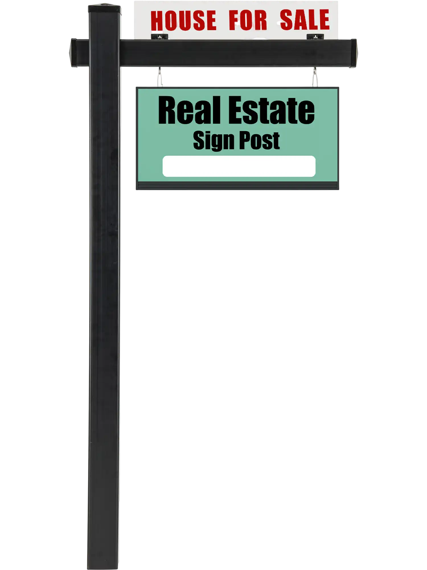 Costway 6' Vinyl UPVC Real Estate Realtor Yard Sign Post 42513098 New