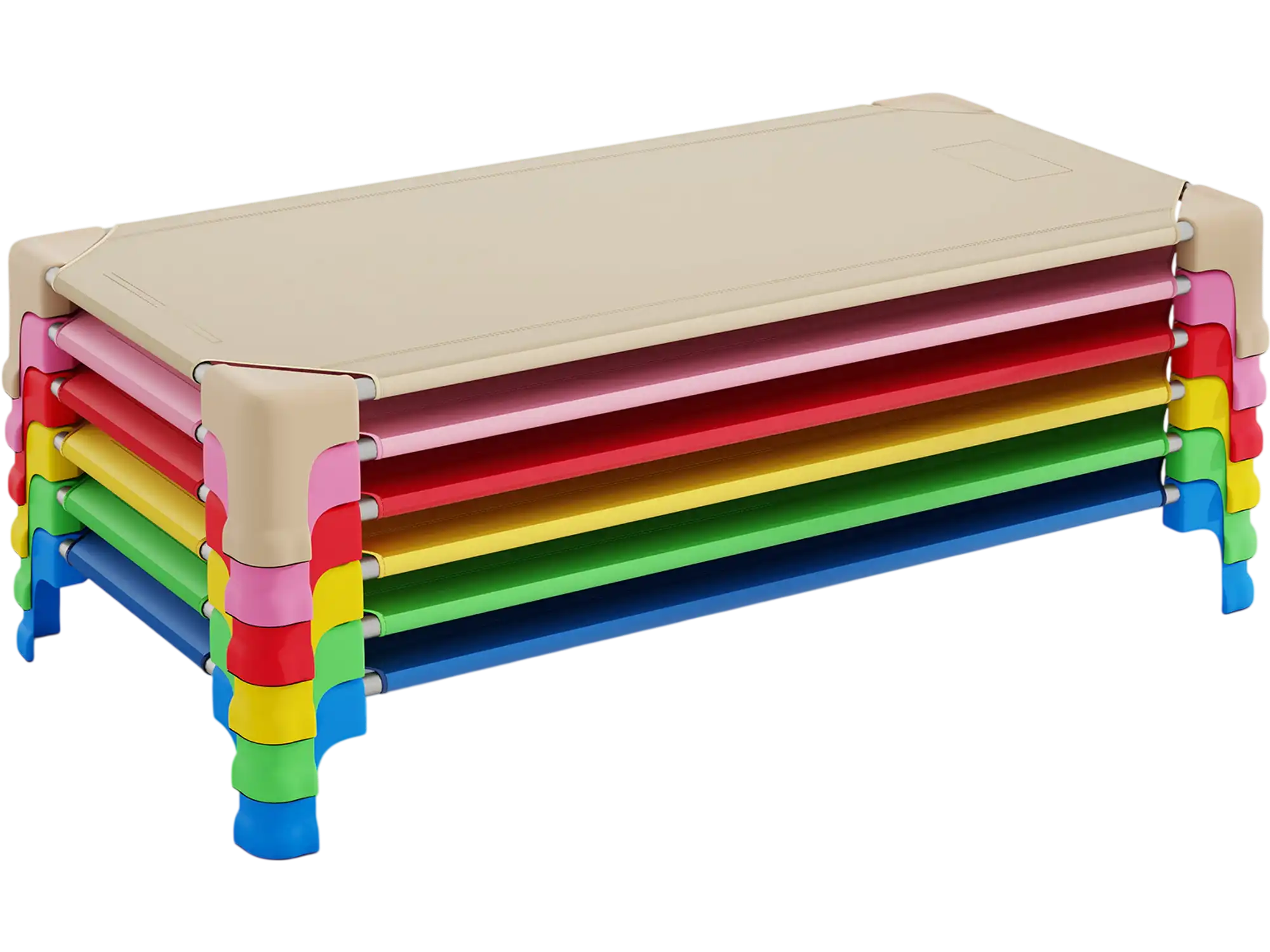 Costway Portable Stackable Daycare Kids Nap Cot Bed 53