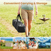 Spacious 6-person outdoor camping tent in grey with easy setup, rainfly, and convenient carrying bag for family trips.