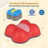 Colorful 6-piece stepping stones with cute butterfly designs, textured surfaces for grip, and stackable for easy storage.