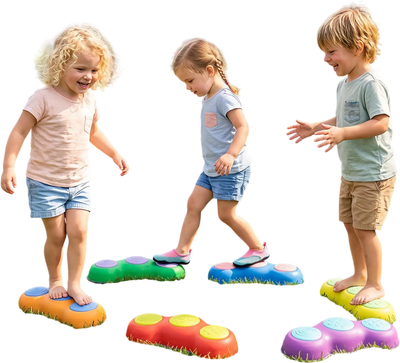 Costway 6-Piece Kids Peanut Theme Stepping Stones 82622026 New