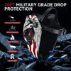 ARCCAPTAIN Eagle Design Welding Helmet - 20ft military grade drop protection graphic